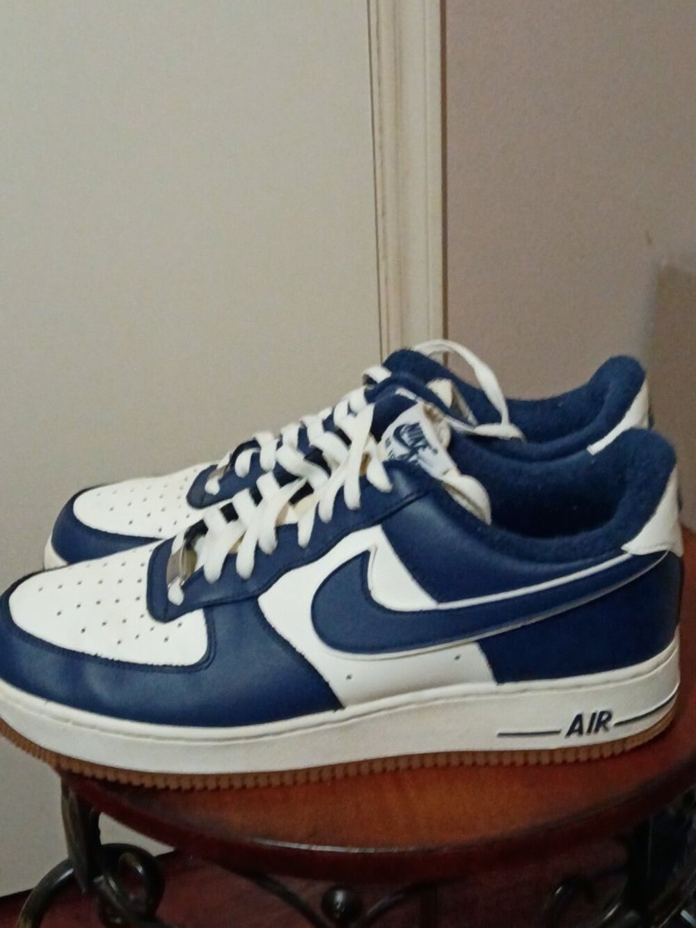 Nike Air Force 1 07 LV8 College Pack Midnight Navy DQ7659-101 Men's Shoes Sz 12 - Picture 8 of 14